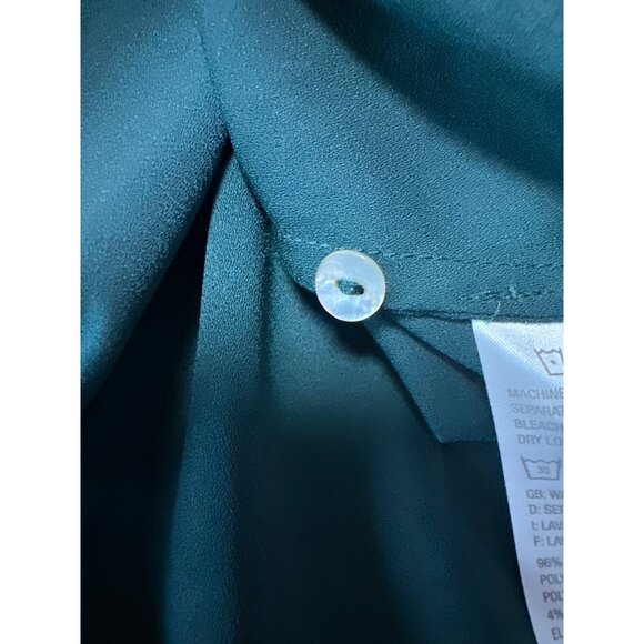 Logo by Lori Goldstein Long Sleeve Ruffle Cuffs Button Closure Blouse Size 18W - Picture 8 of 11